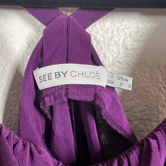 See By Chloe Silk Ruffled Top - Picture 5 of 6